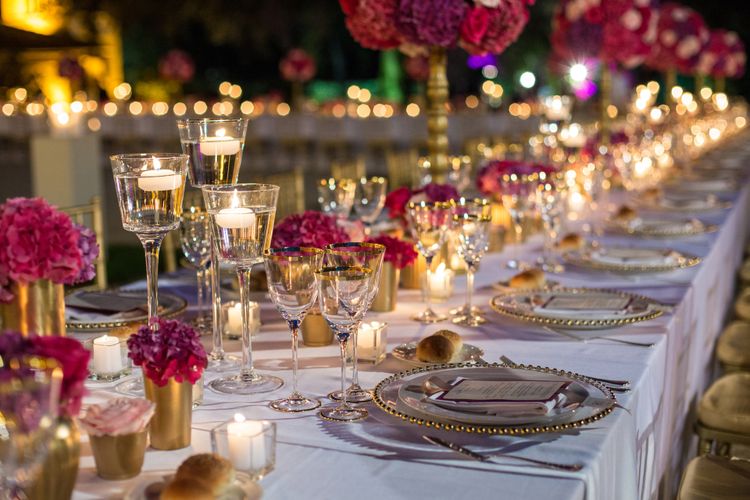 Elegant Set Up: timeless table that will leave a long lasting impression with your guests.