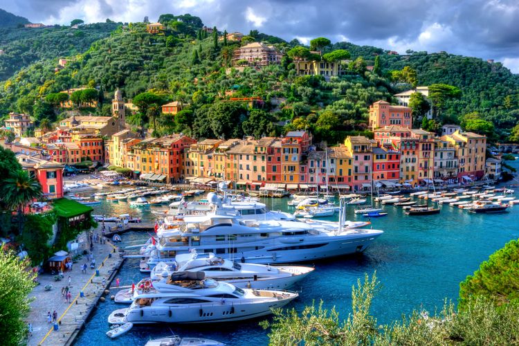 Portofino: the harbour is one of the most picturesque places.