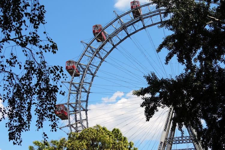 The Prater is known for its iconic ferris wheel from where offers sweeping views over Vienna