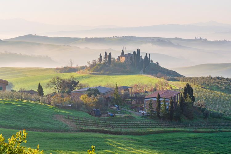 val d'orcia: a real outdoor museum